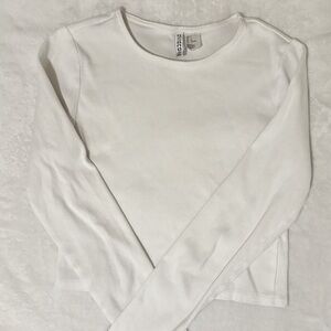 White long sleeve tee